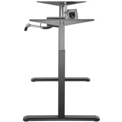 Masa de birou reglabila Blackmount BM-S03-22DB-Halifax138x67 (Wood/Black) Thumb