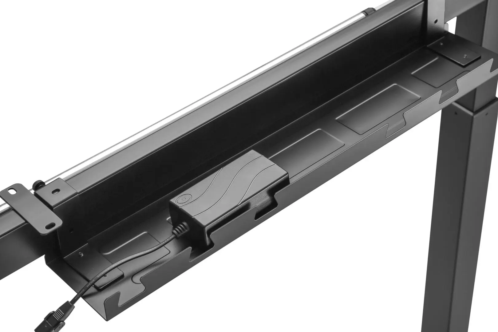 Masa de birou reglabila Blackmount BM-S03-22DB-Halifax138x67 (Wood/Black)