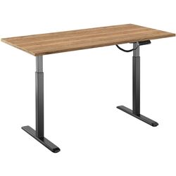 Masa de birou reglabila Blackmount BM-S03-22DB-Halifax140 (Wood/Black)