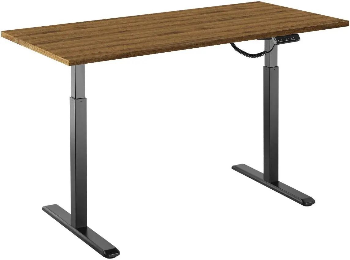 Письменный стол регулируемый Blackmount BM-S03-22DB-Sherman138x67 (Wood/Black)