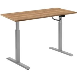 Masa de birou reglabila Blackmount BM-S03-22DG-Halifax120x2.5 (Wood/Gray)