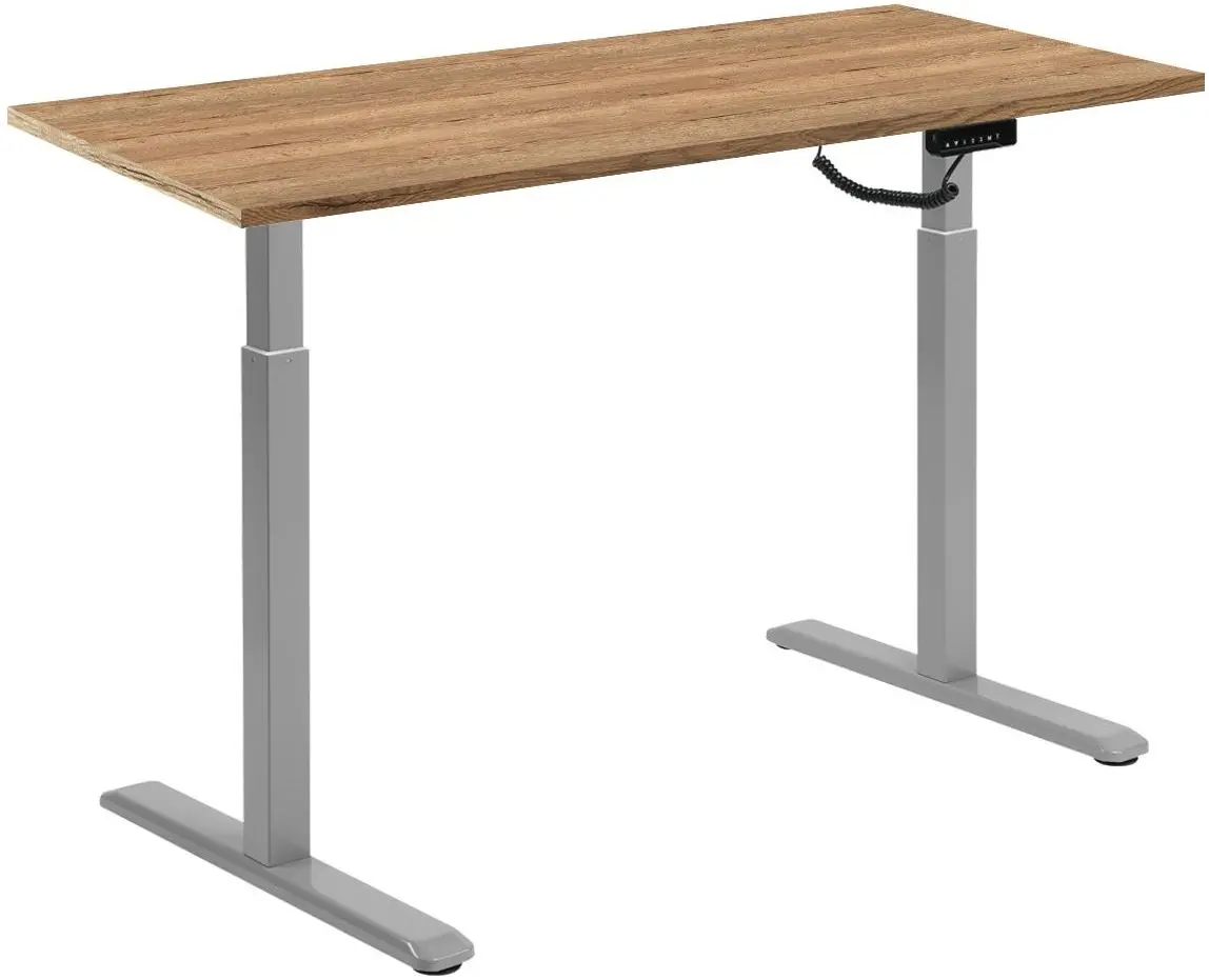 Masa de birou reglabila Blackmount BM-S03-22DG-Halifax120x2.5 (Wood/Gray)