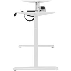 Masa de birou reglabila Blackmount BM-S03-22DW-Halifax120x2.5 (Wood/White) Thumb