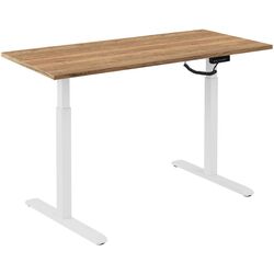 Masa de birou reglabila Blackmount BM-S03-22DW-Halifax120x2.5 (Wood/White)