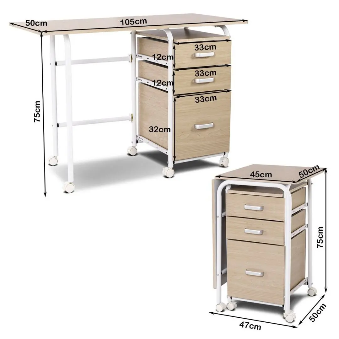 Masa de birou Costway CB10359NA (Natural)