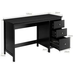 Masa de birou Costway CB10414BK (Black) Thumb