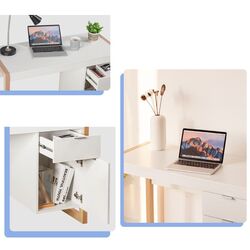 Письменный стол Costway CB10449WH (White) Thumb