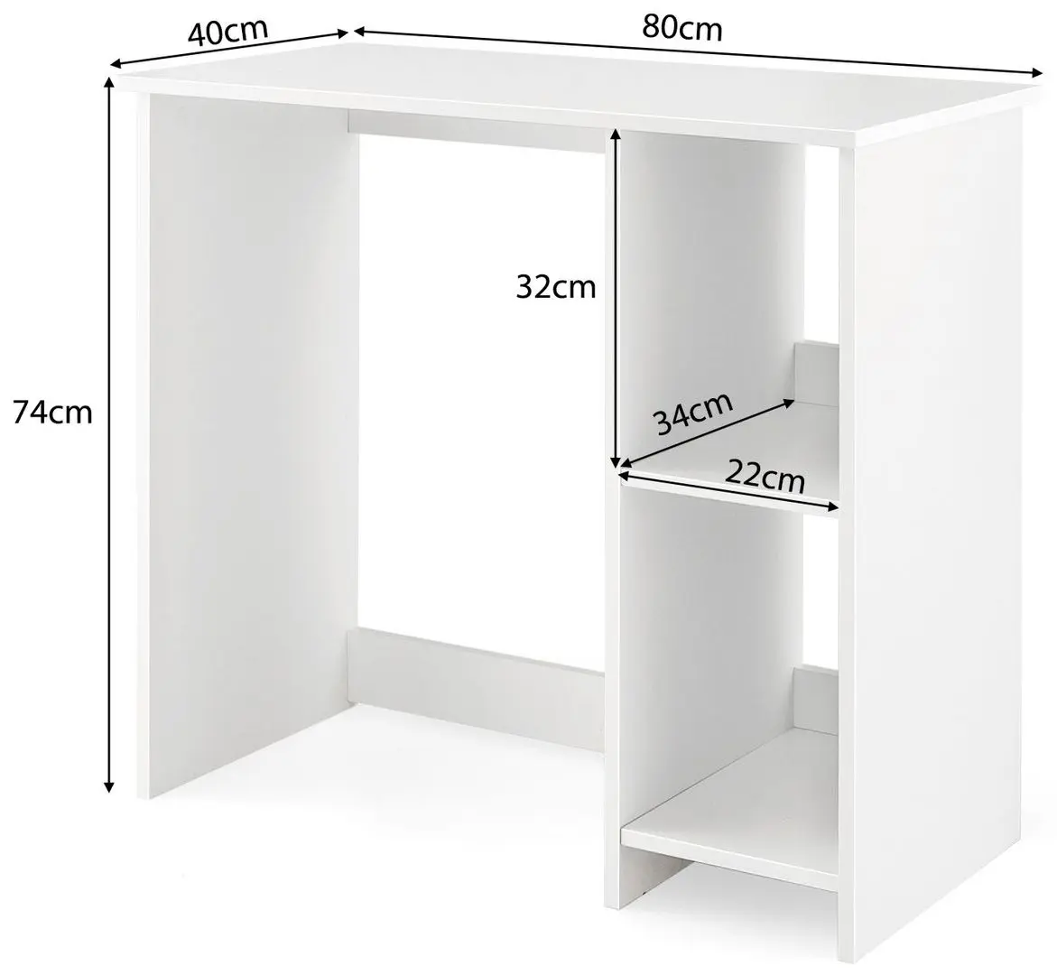 Masa de birou Costway CB10516WH (White)