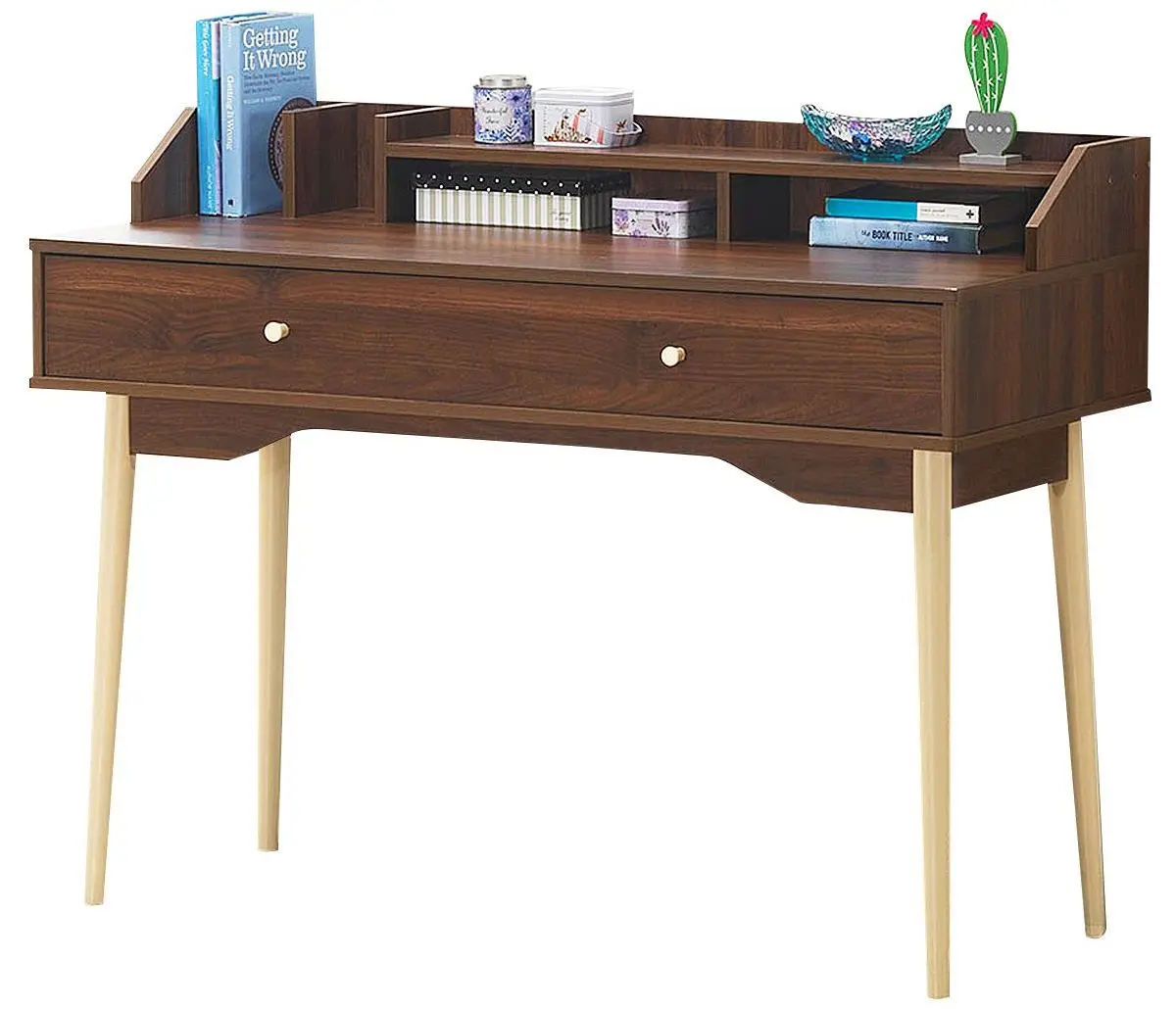 Masa de birou Costway HW63447CF (Brown)