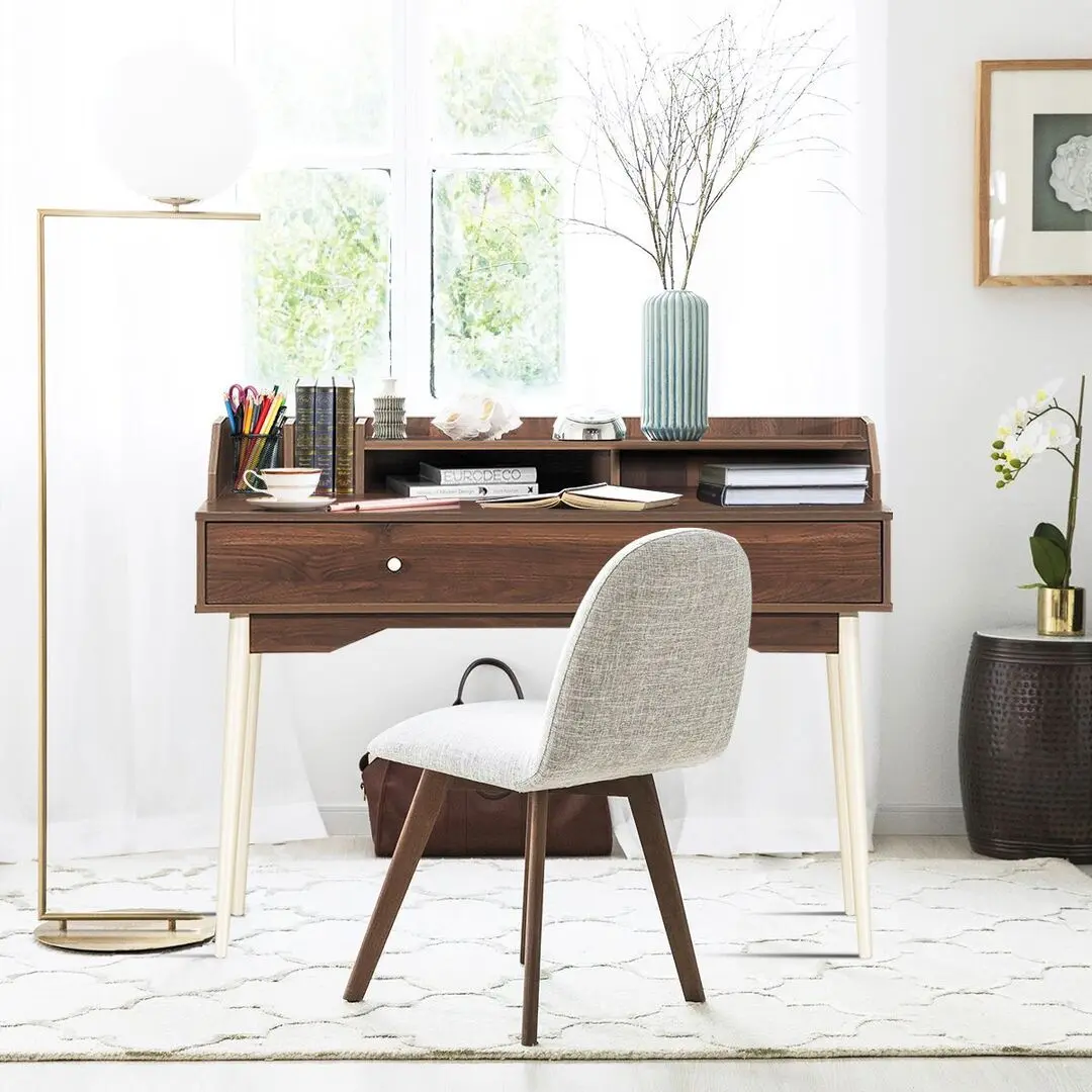 Masa de birou Costway HW63447CF (Brown)