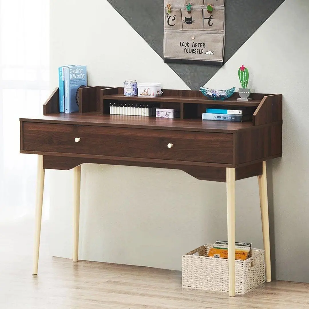 Masa de birou Costway HW63447CF (Brown)