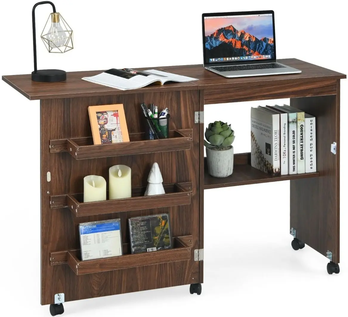 Письменный стол Costway HW65668BN (Brown) - 3