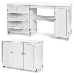 Письменный стол Costway HW66623WH (White) Thumb