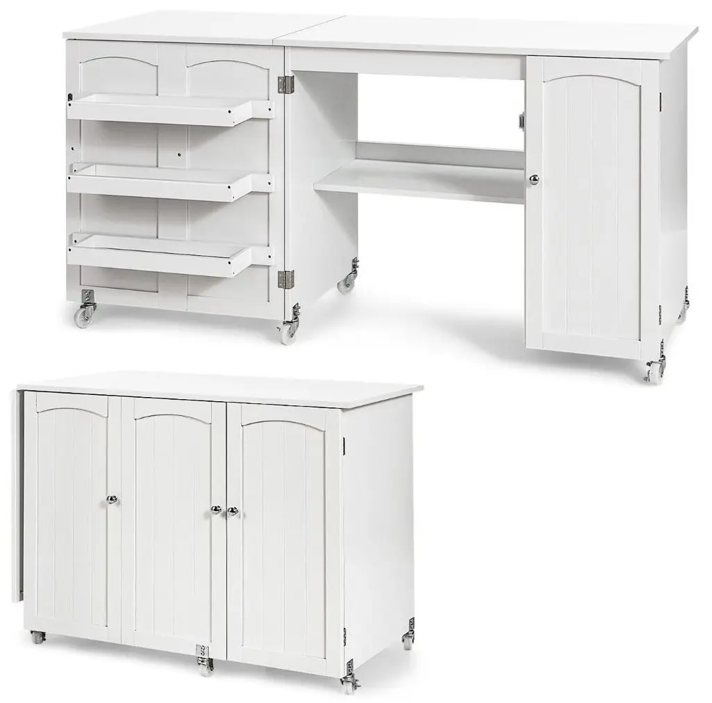 Письменный стол Costway HW66623WH (White) - 4
