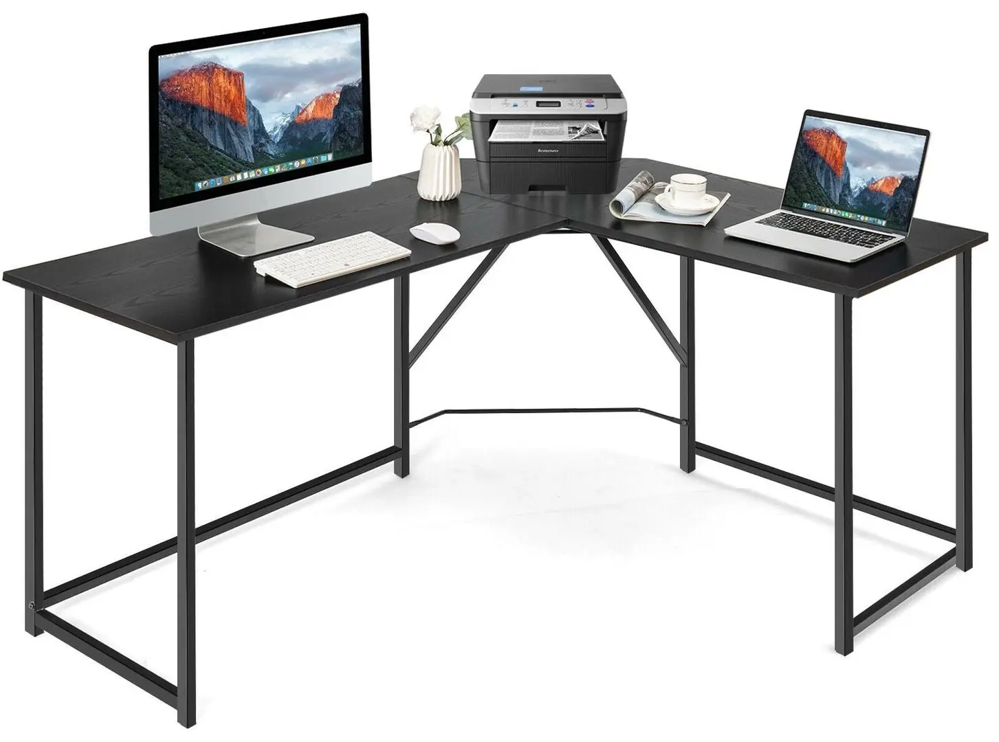 Письменный стол Costway HW67176BK (Black)