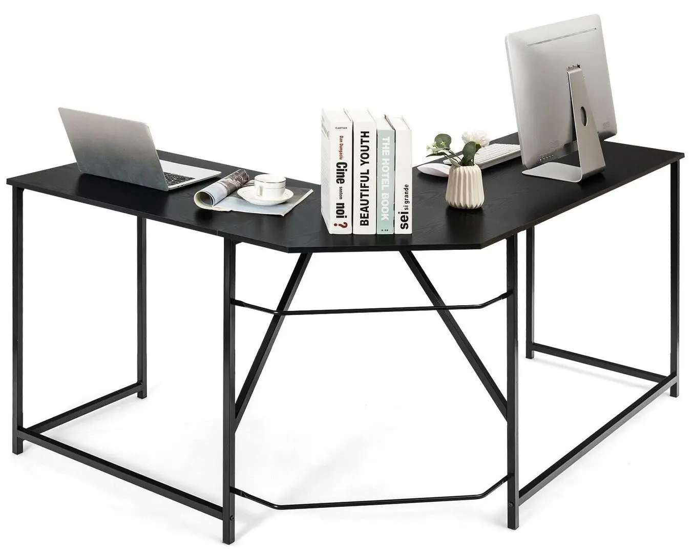 Письменный стол Costway HW67176BK (Black)