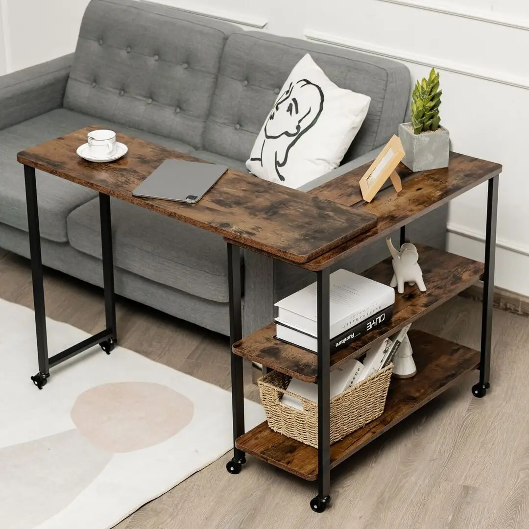 Masa de birou Costway JV10128CF (Brown)