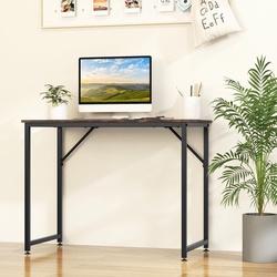 Masa de birou Costway JV11014CF (Brown/Black) Thumb