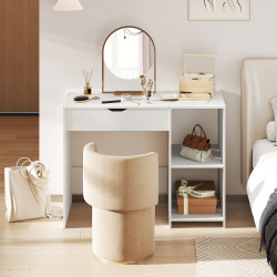 Masa de birou Costway JV11655WH (White) Thumb