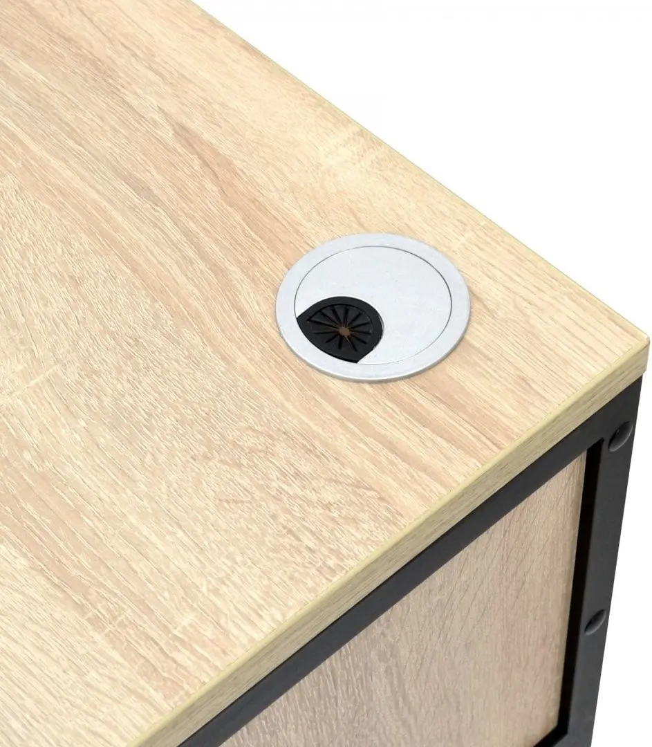 Masa de birou DP Study (Sonoma/Black)