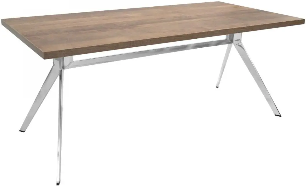 Masa de birou DP Uno 180x75 (Wood/Inox)