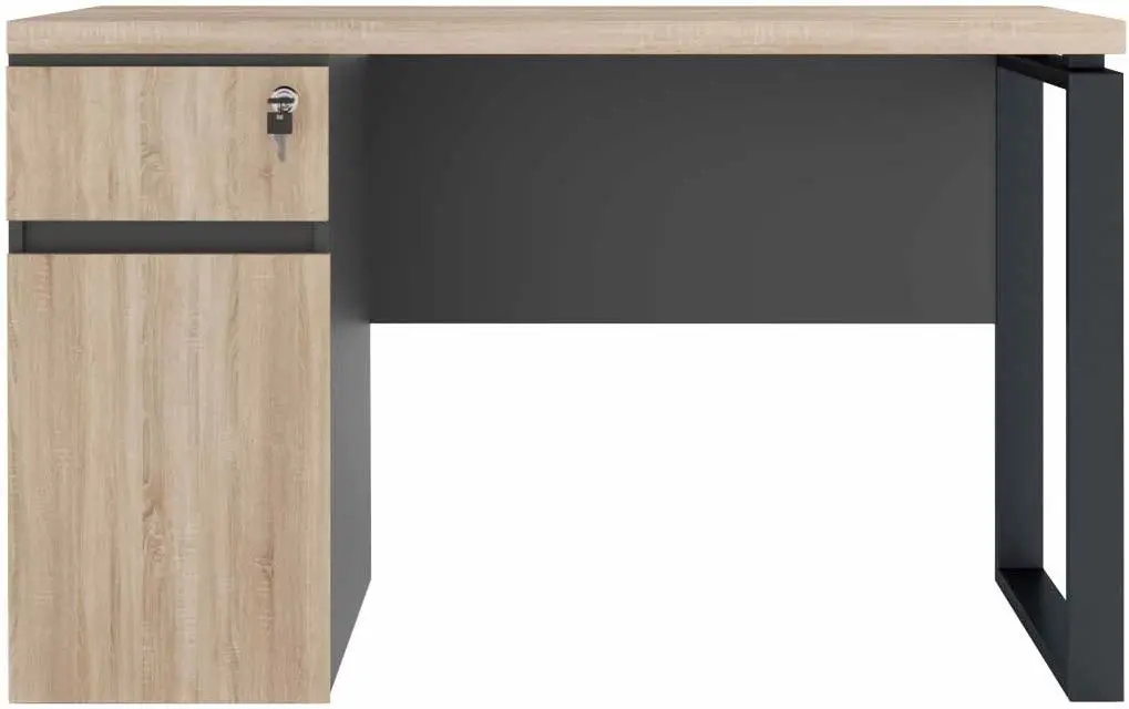 Письменный стол DP Box 120x60 (Sonoma/Black) - 2