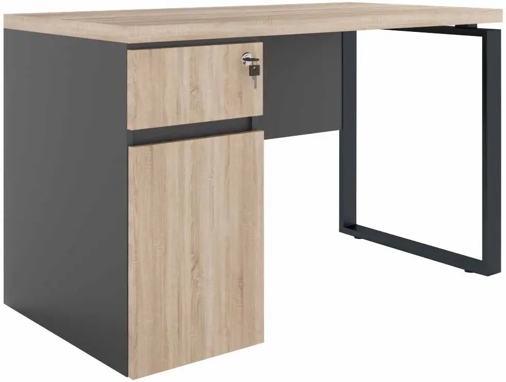 Письменный стол DP Box 120x60 (Sonoma/Black) - 3
