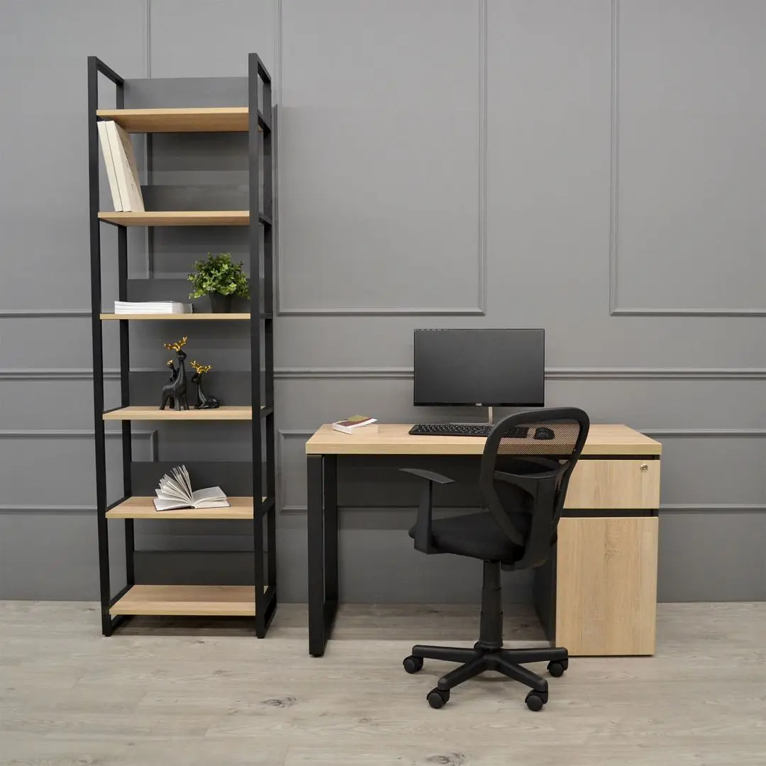 Письменный стол DP Box 120x60 (Sonoma/Black) - 6