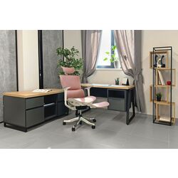 Masa de birou DP Enzo 130x75 cu sertar (Sonoma/Anthracite/Black) Thumb