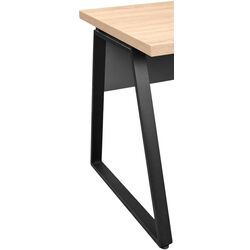 Письменный стол DP Enzo 130x75 (Sonoma/Black) Thumb