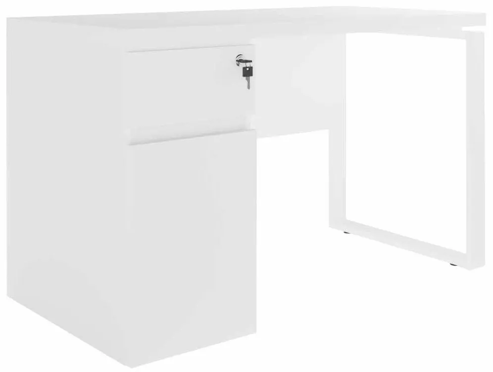 Письменный стол DP Fusion+Box Left (White)