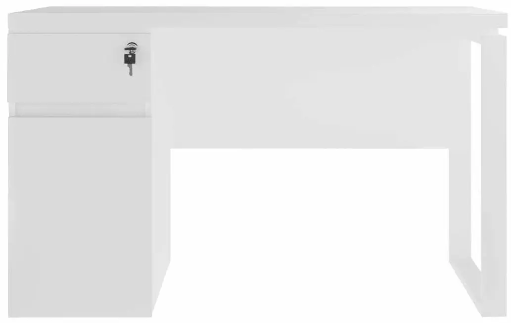 Письменный стол DP Fusion+Box Left (White)