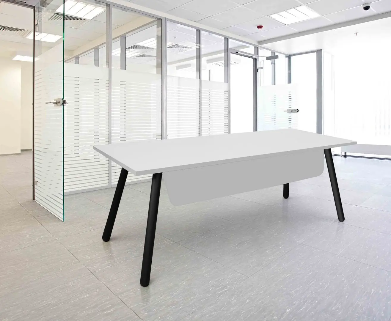 Masa de birou DP Fusion (White/Black)