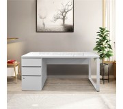 Masa de birou DP Urban + Box 150x68 (White)