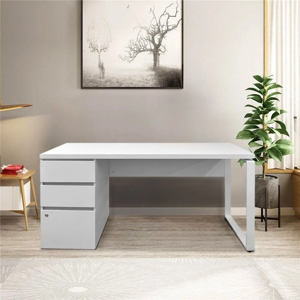 Masa de birou DP Urban + Box 150x68 (White)