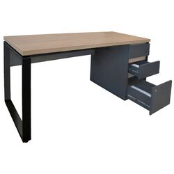 Письменный стол DP Urban + Box 150x68 (Brown/Black) Thumb