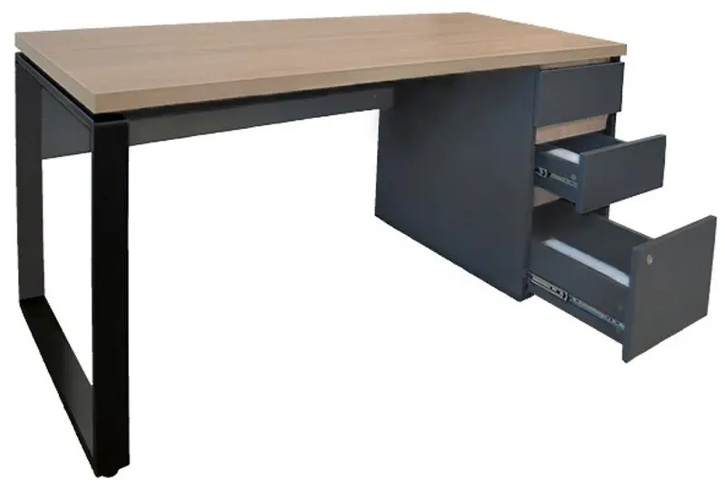 Письменный стол DP Urban + Box 150x68 (Brown/Black)