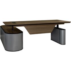 Masa de birou reglabila DP Concord (Wood/Grey) Thumb