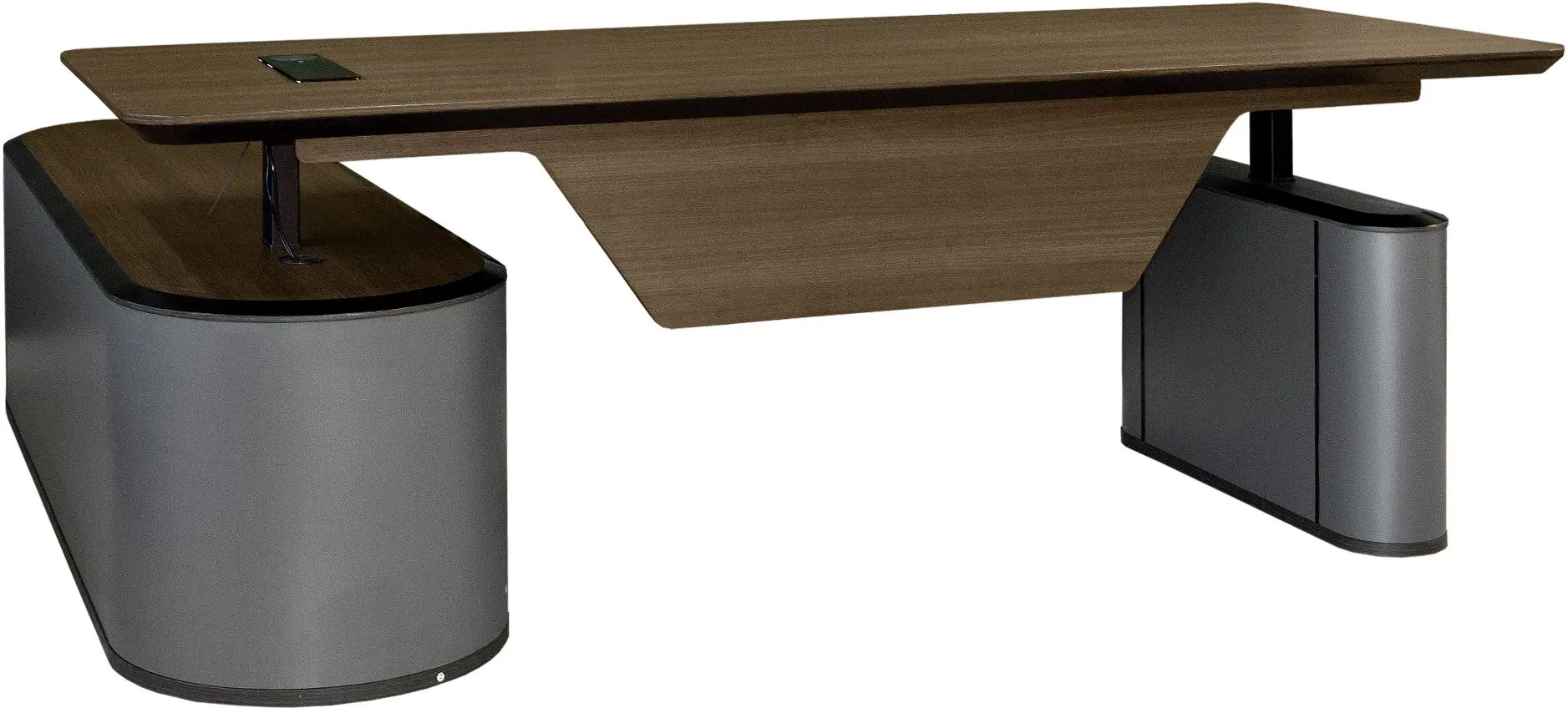 Masa de birou reglabila DP Concord (Wood/Grey)