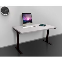 Masa de birou reglabila DP SUL01 (Black/Light Gray)
