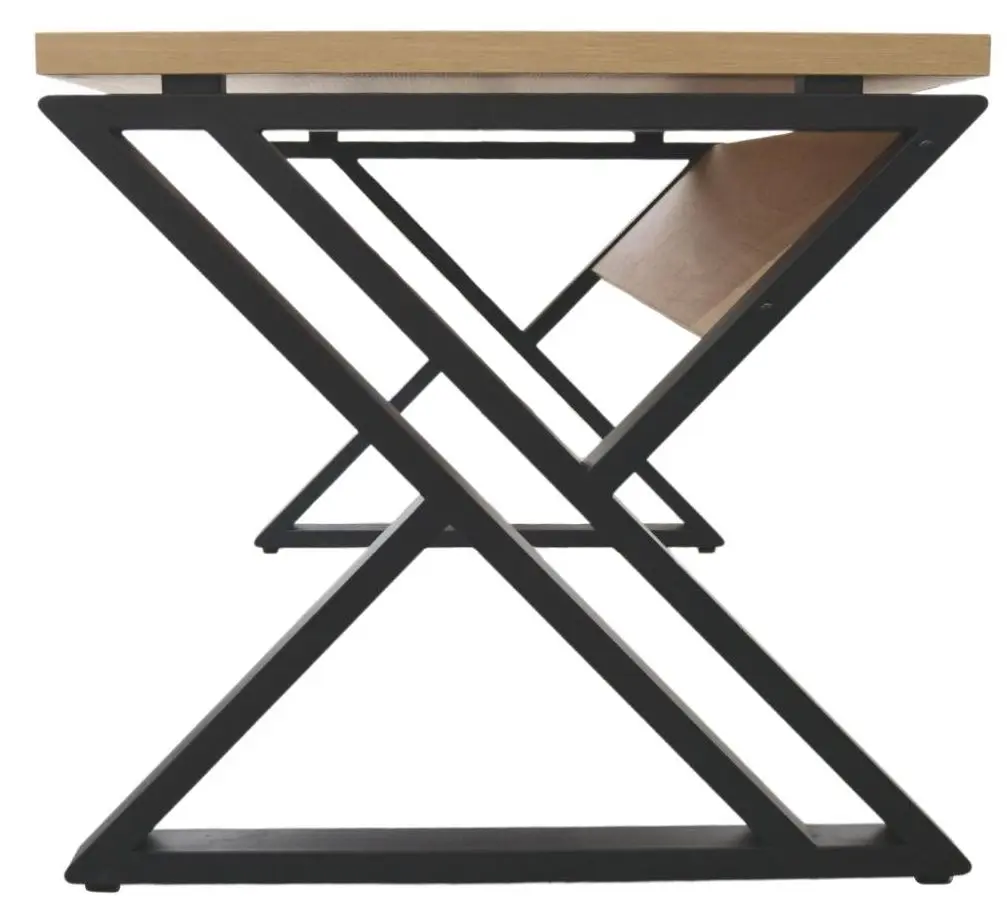 Стол письменный DP Sparta 1500 (Natural Wood/Black)