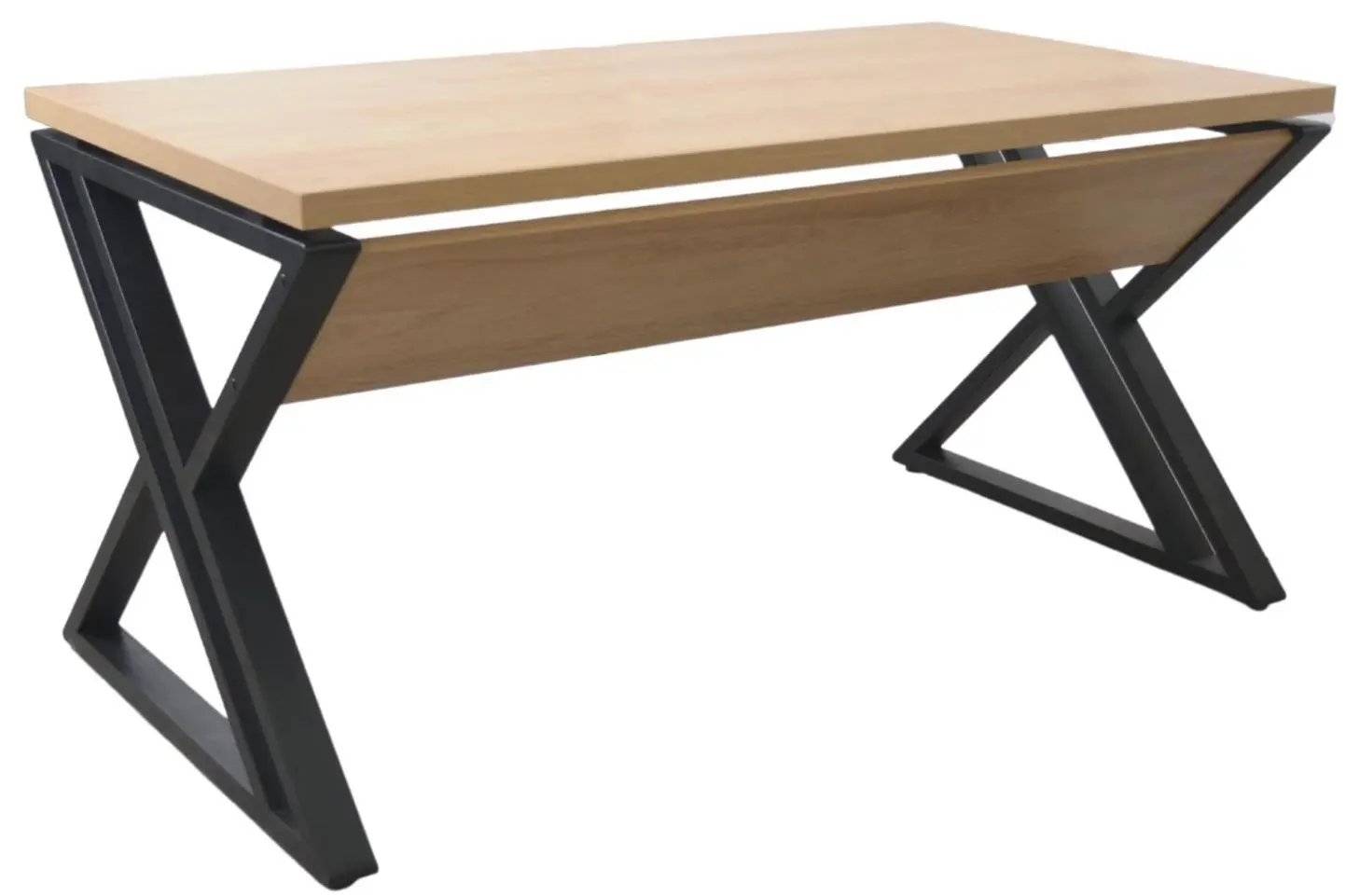 Стол письменный DP Sparta 1500 (Natural Wood/Black)