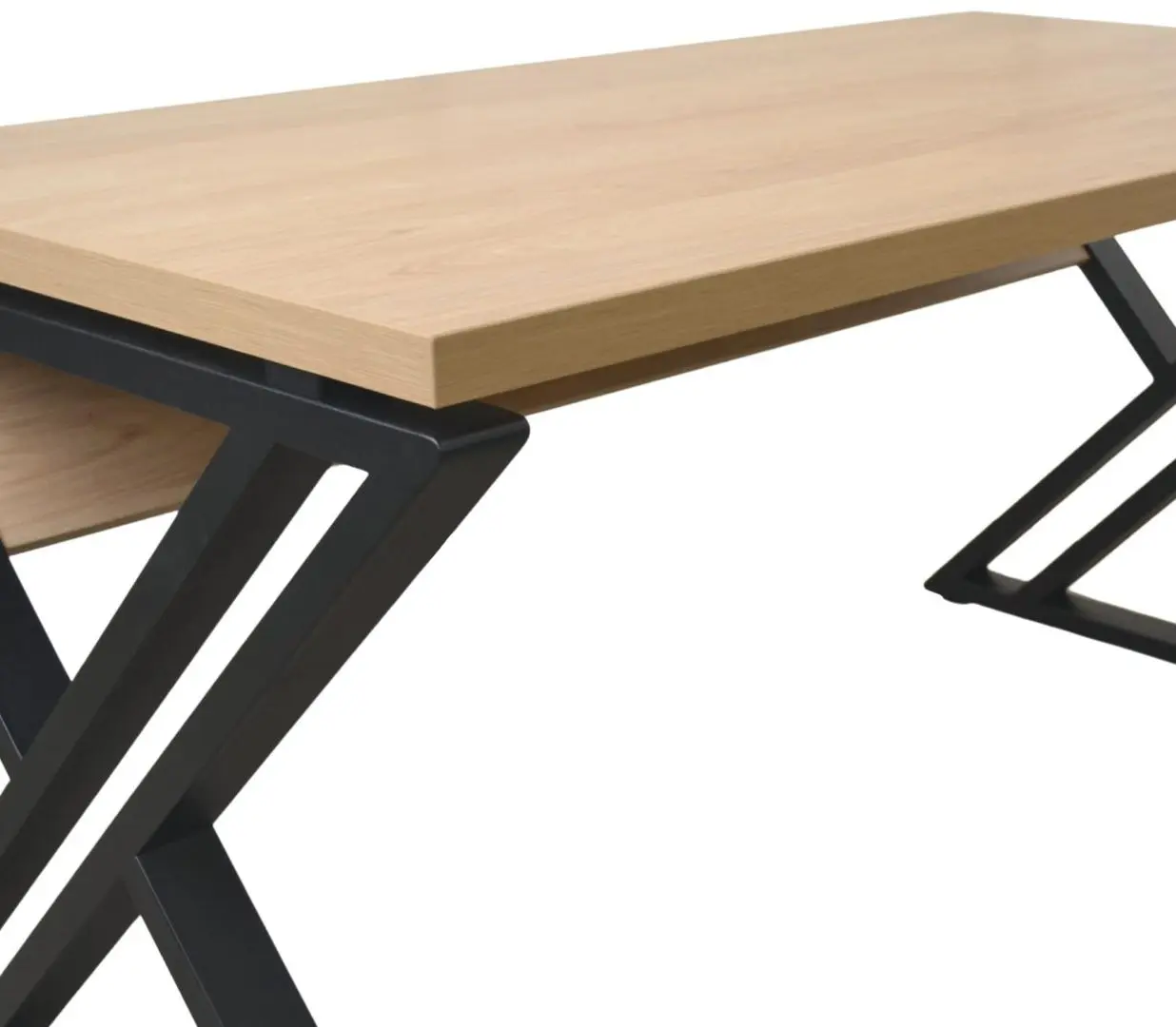 Стол письменный DP Sparta 1500 (Natural Wood/Black)