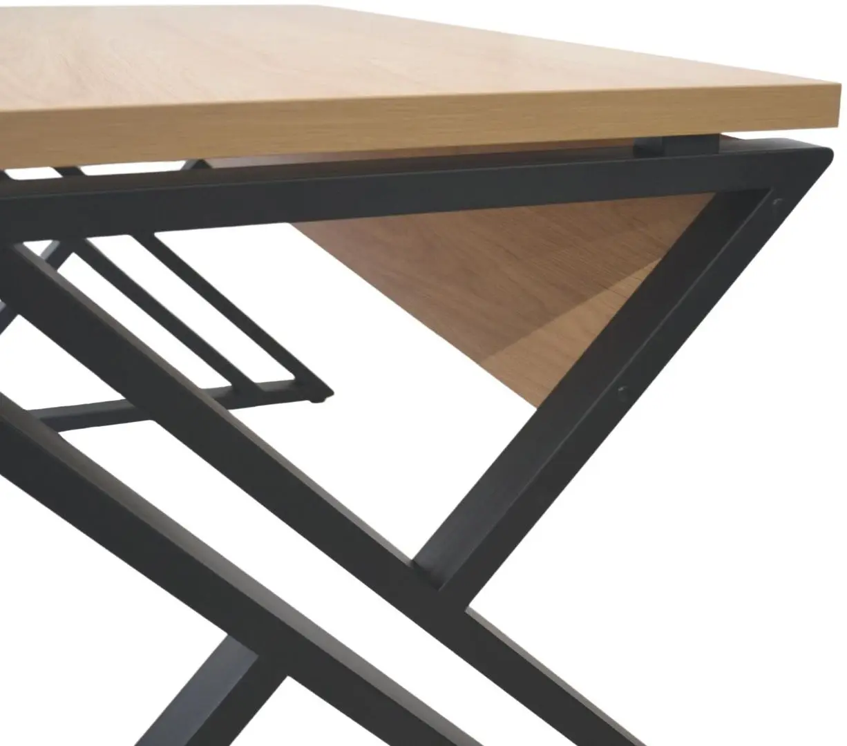 Стол письменный DP Sparta 1500 (Natural Wood/Black)