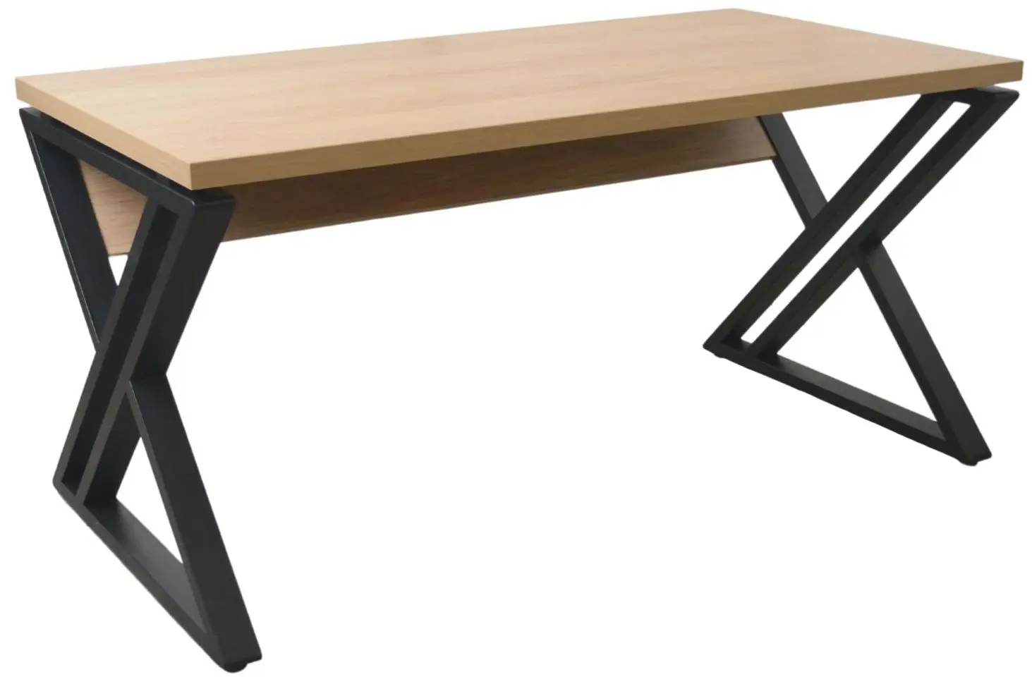 Стол письменный DP Sparta 1500 (Natural Wood/Black)