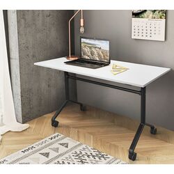 Masa rabatabila DP 139x68 (White/Black)