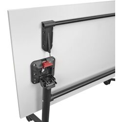 Masa rabatabila DP 139x68 (White/Black) Thumb