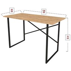 Письменный стол Bofigo 60x120 (Pine/Black) Thumb