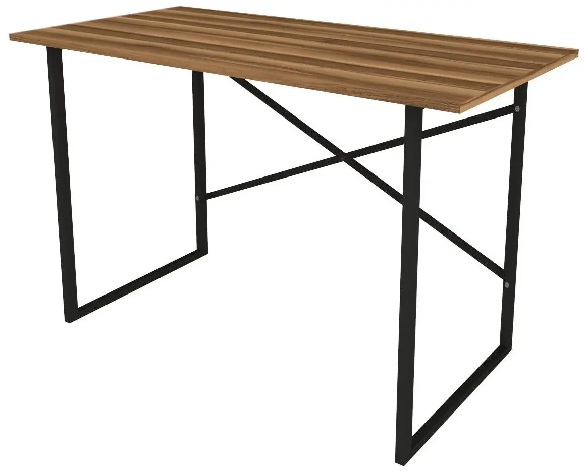 Masa de birou Bofigo 60x120 (Walnut/Black)