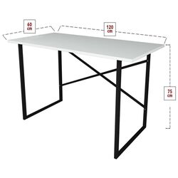 Masa de birou Bofigo 60x120 (White/Black) Thumb